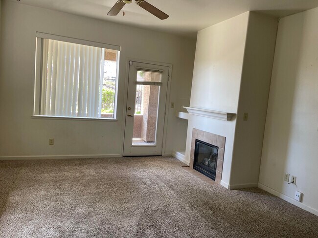 LR w fireplace - 900 S Meadows Pky