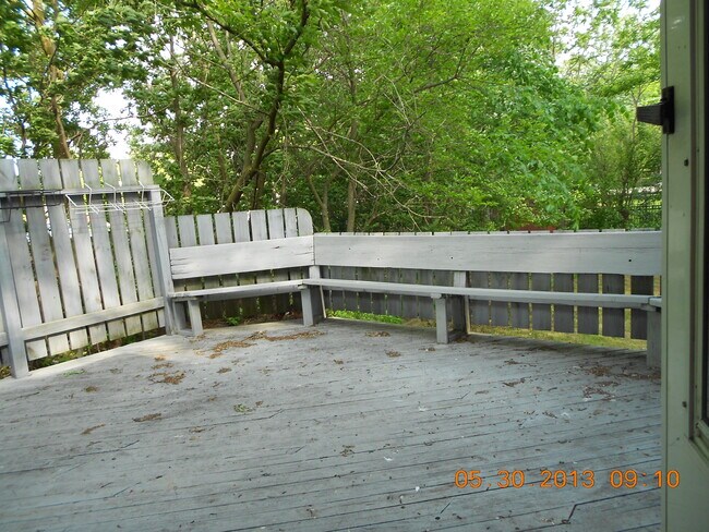 Private Deck off the Kitchen - 212 Franklin St