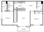 2 Bedrooms 2 Bathrooms Upper Split