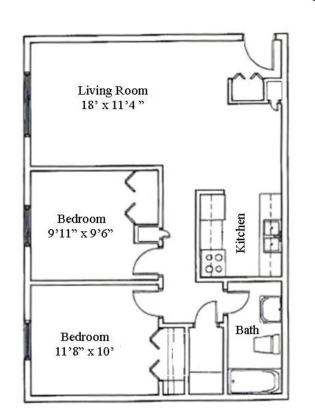 2HAB/1BA - Chateau I Apartments