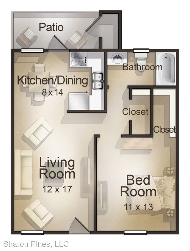 Foto principal - 1 br, 1 bath Apartment - 7000-08 Barringto...