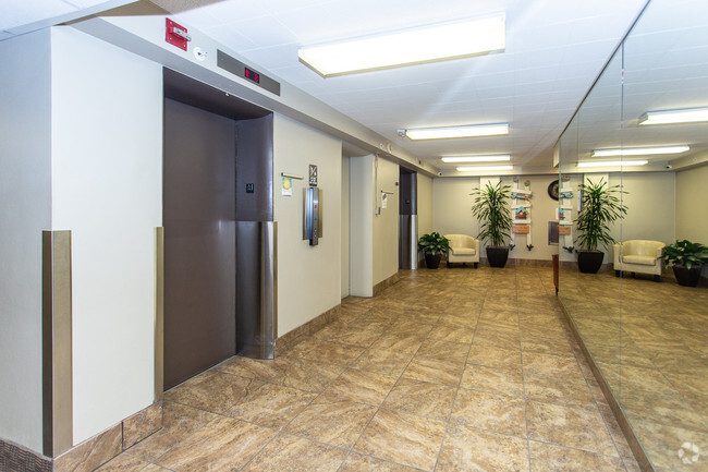 Elevator Lobby - Wasatch Manor Apartments - A Senior Community