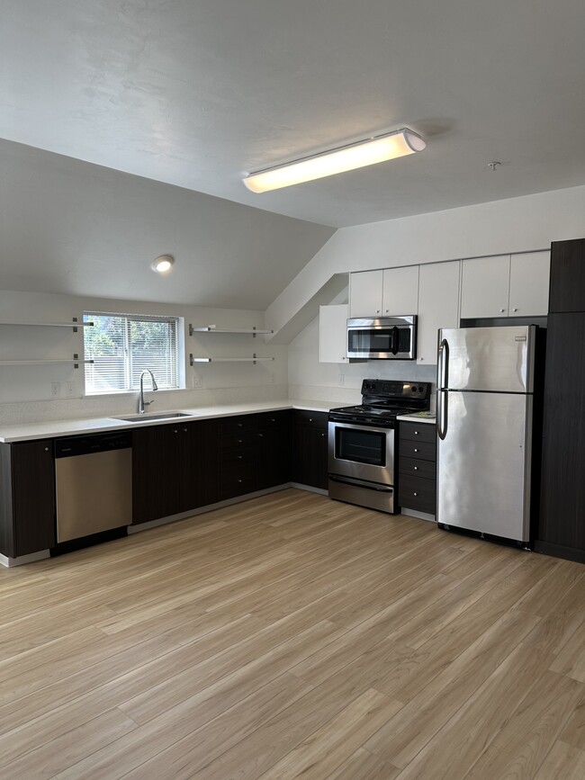 Kitchen in 1 BR - The Campus Lofts