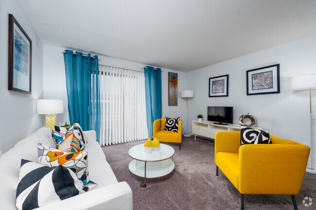 Cian - Sala de estar - Teal Run Apartments
