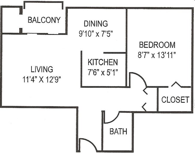 1HAB/1BA - Beaver Terrace