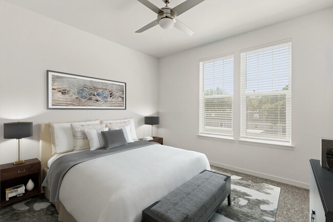 Immerse yourself in this chic bedroom retreat, expertly crafted for relaxation and style. - The Rosery