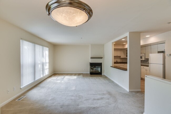 Three-bedroom townhome living area - Lenox Park