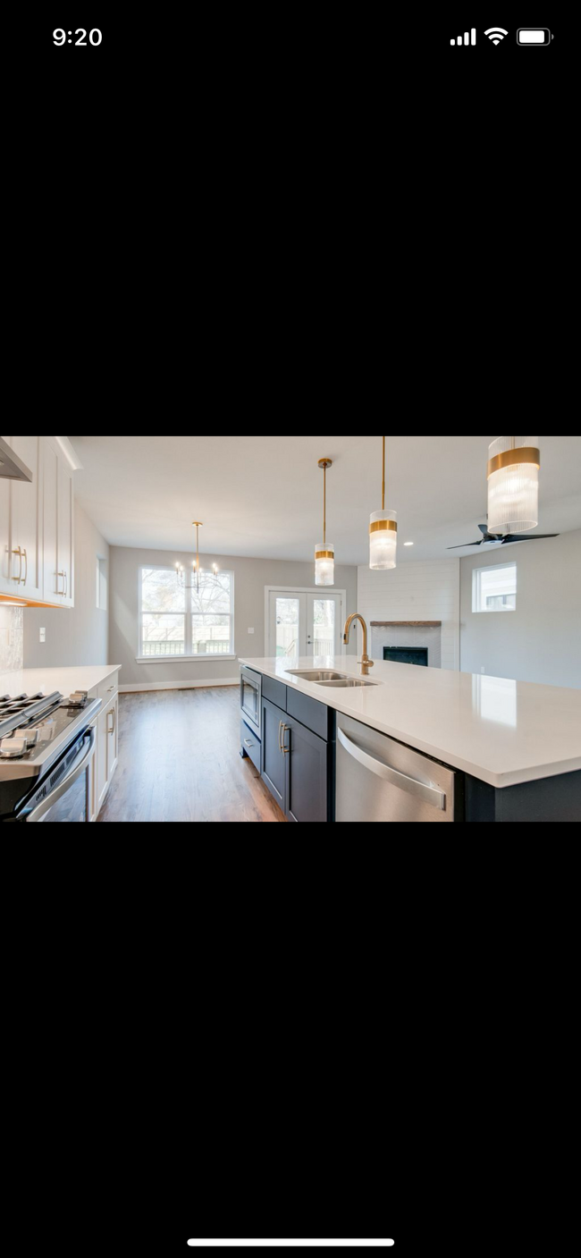 Kitchen with a gas range - 510A Croley Dr