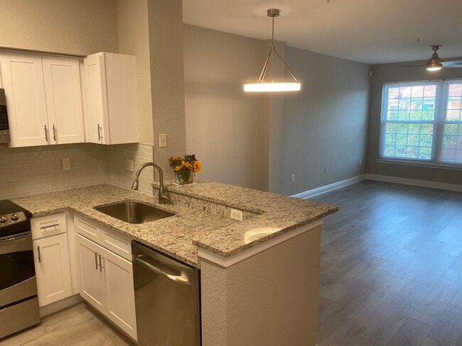 Granite, Stainless Steel, Moen fixtures - 23660 Walden Center Dr