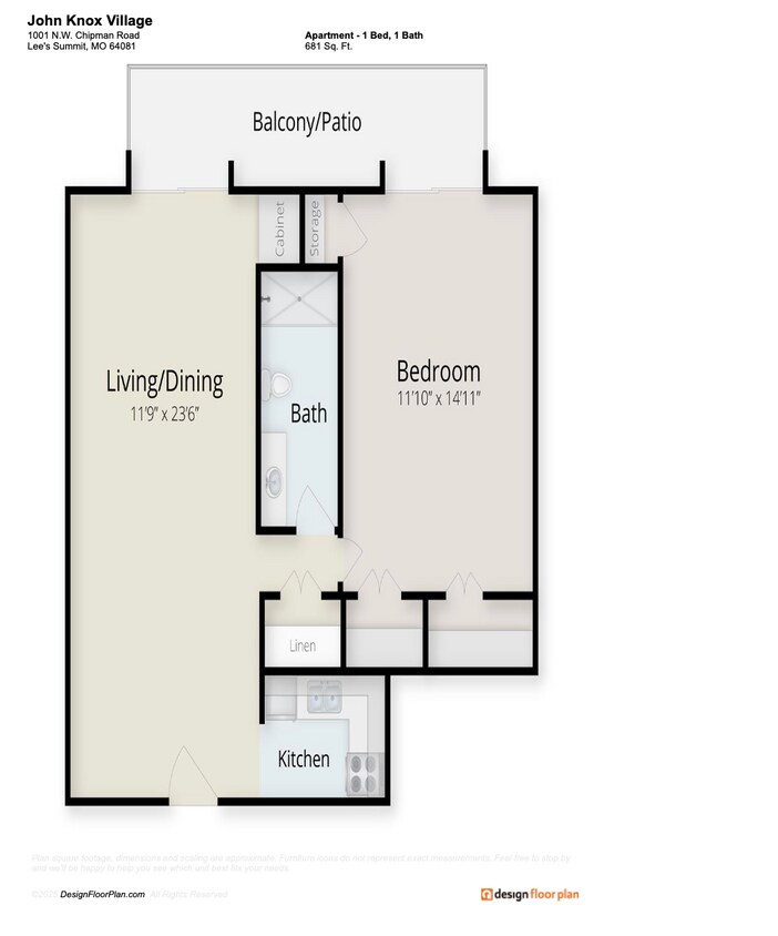 Floor Plan - 1001 NW Chipman Rd