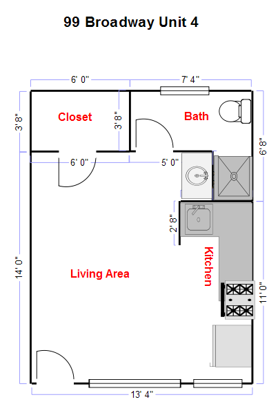 Building Photo - Upgraded corner studio for rent!
