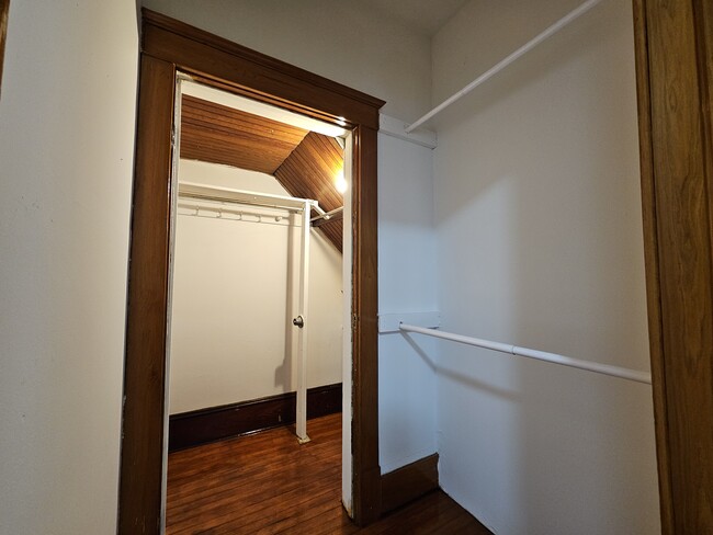 Large walk-in coat closet. - 8 Stanwix St