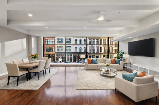 Peregrine 100-202 living/dining AI staged - Peregrine 100