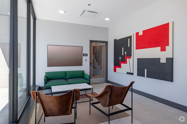 Lobby with Art - Brainard Flats