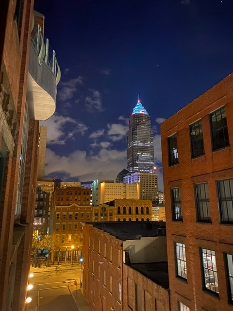 Nighttime view from deck - 635 W Lakeside Ave