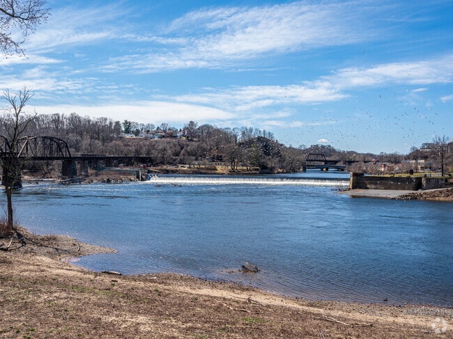 The Delaware River provides outdoor recreation for residents.