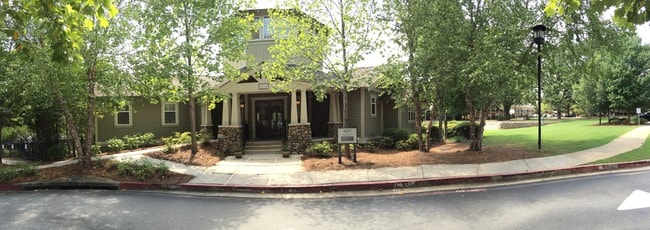 Clubhouse Exterior - The Woodlands of Clemson Apartments