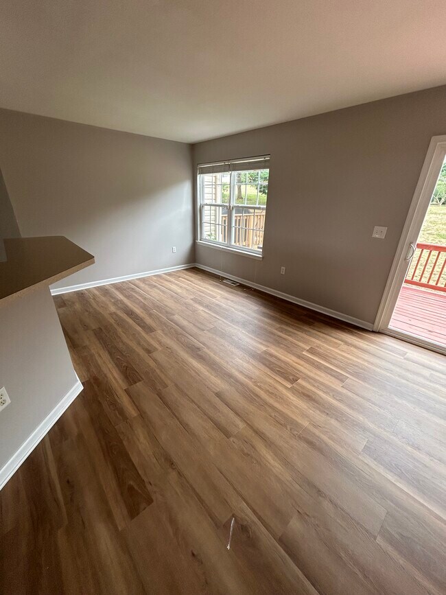 Living Room, open to kitchen - 317 Royal Dr