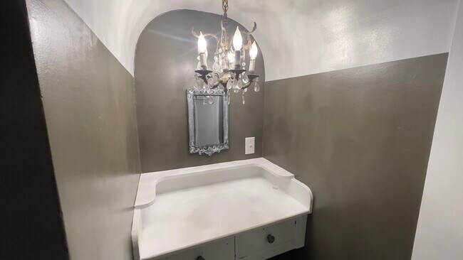 Classical "Vanity Grotto" in bathroom - 832 Lake Ave
