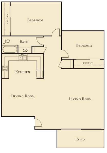 2HAB/1BA - Woodside Court