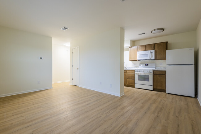 1-Bedroom Living Room - Trifecta on Red Mile: MAJOR Renovations