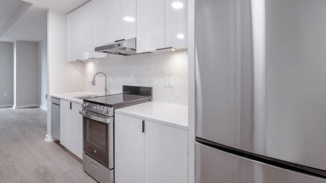 Kitchen with Stainless Steel Appliances - Reverb