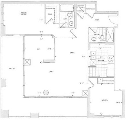 2 chambres/2 salles de bain - The 88 on Broadway