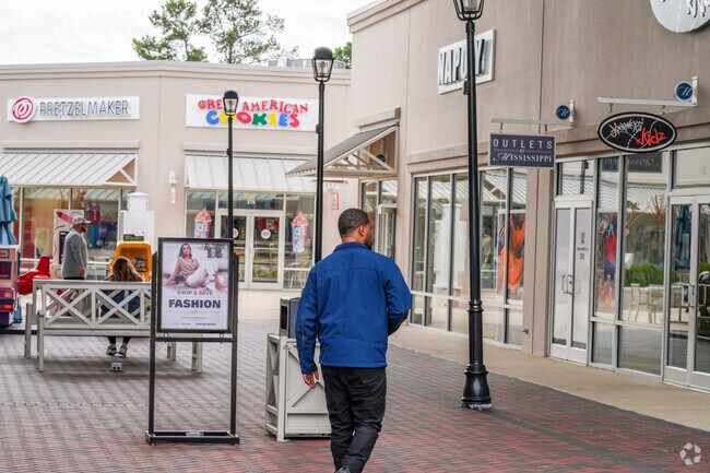 In Pearl, the Outlets of Mississippi offer diverse shopping opportunities.