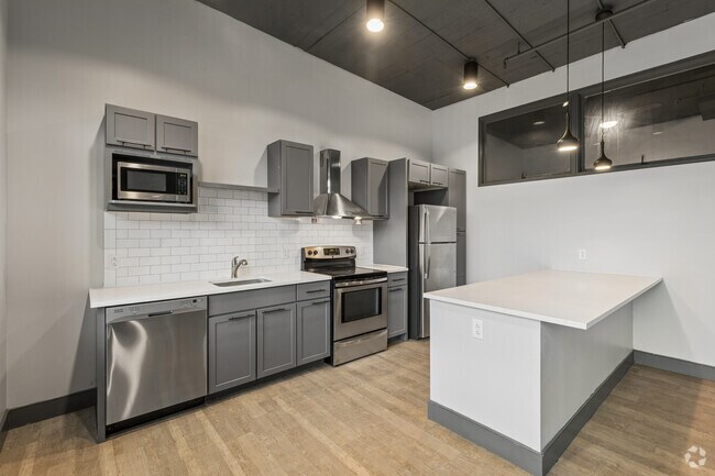 2 habitaciones, 2 baños - 850 pies cuadrados - Cocina - AP Lofts