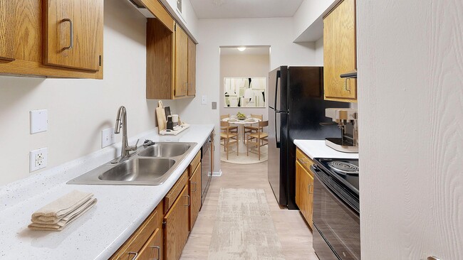 Kitchen and Dining Area - Avery Point Apartments