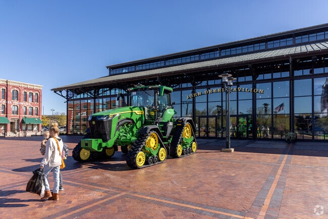 The John Deere Pavilion and Museum is a major attraction in downtown Moline.