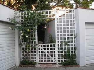 Shared patio - Becker Apartments