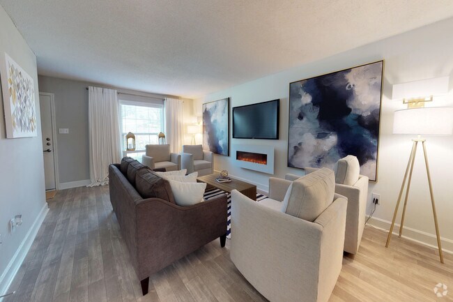 Sala de estar - Palmetto Creek Townhomes