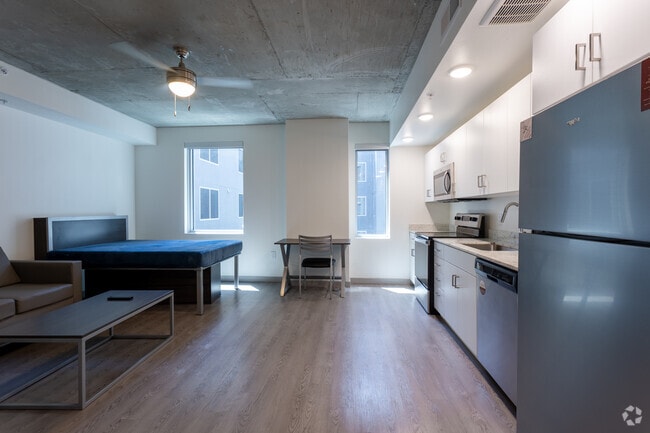 Estudio - 470SF - Sala de estar - The Parker