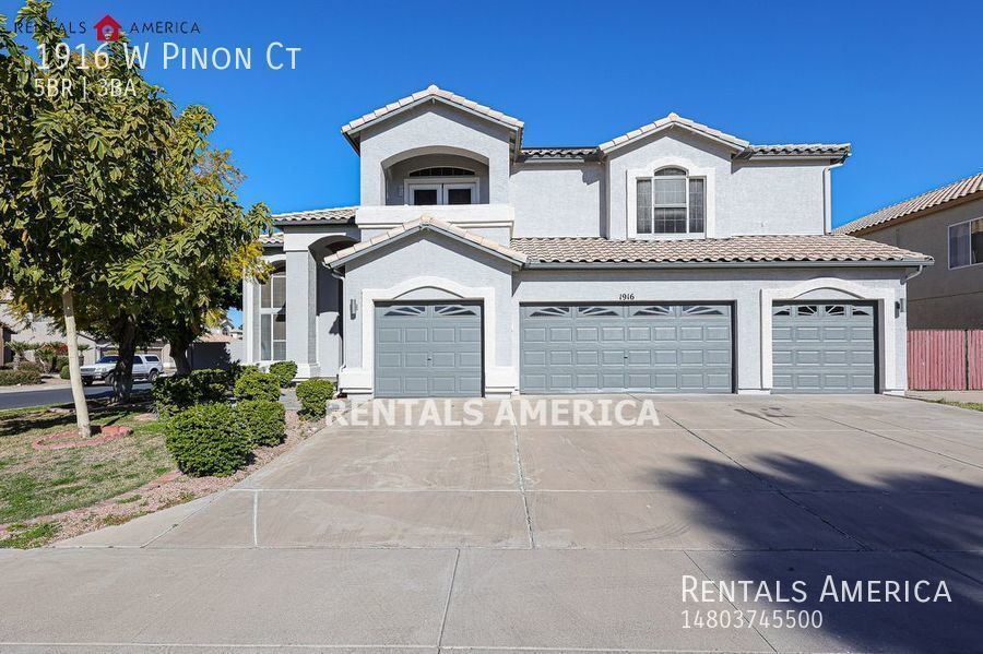 5 BEDROOM HOME IN EL DORADO LAKES House for Rent in Gilbert