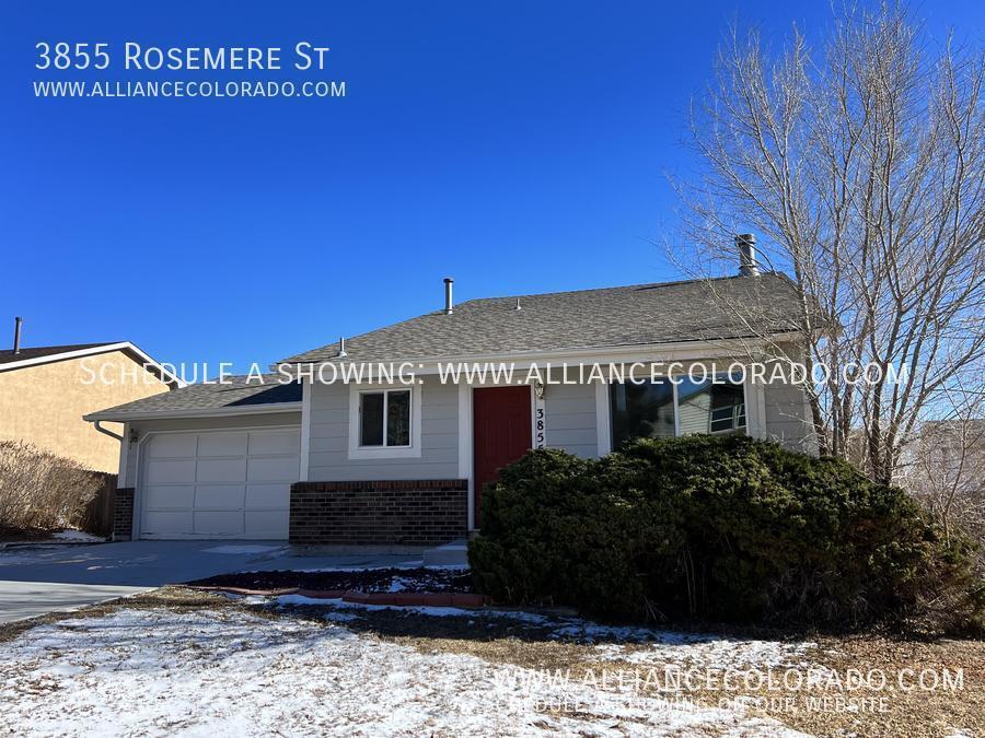 3855 Rosemere St, Colorado Springs, CO 80906 House Rental in Colorado
