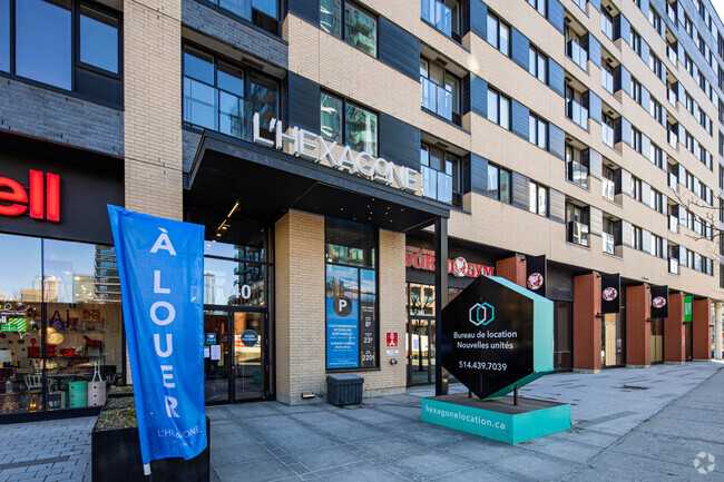 Main Entrance - L'Hexagone Apartments
