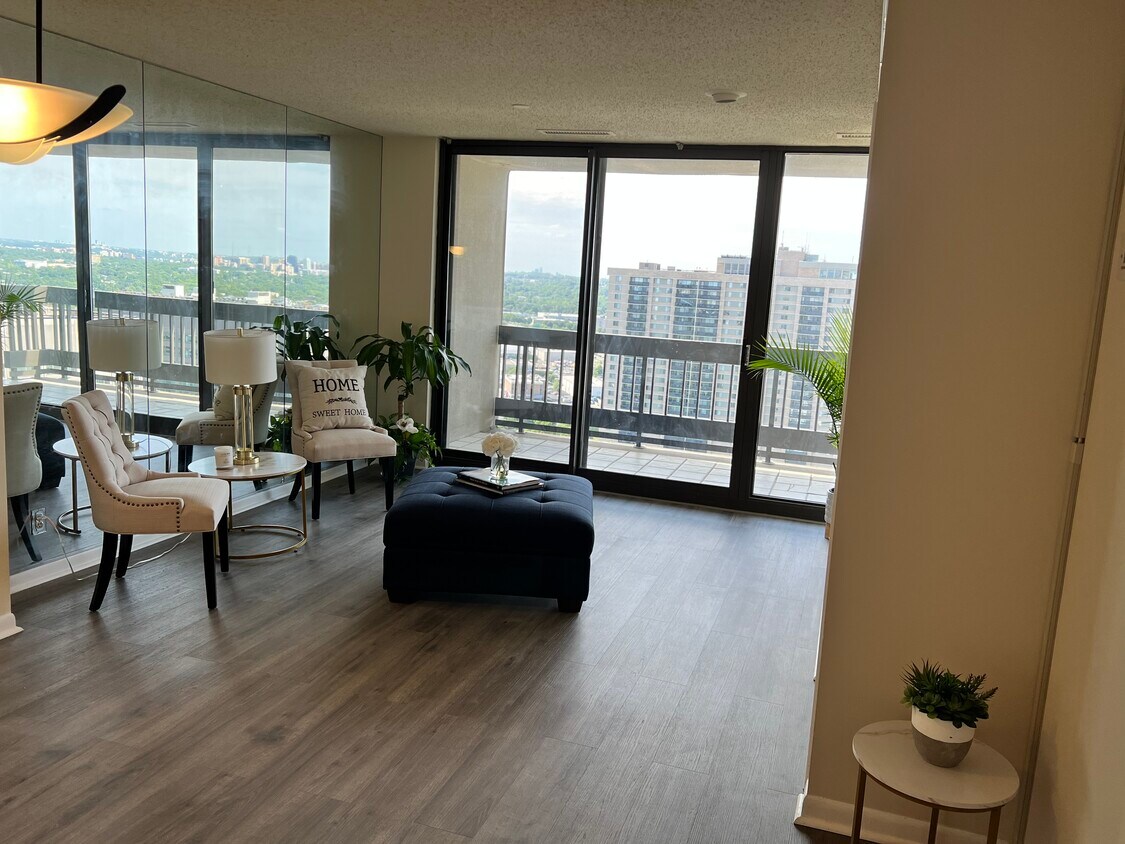 Living room with a view - 5505 Seminary Rd