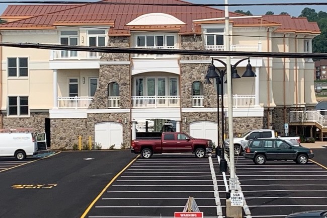 large parking lot and front view of ocean - 270 Ocean Ave
