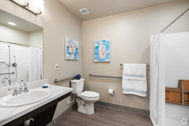 Studio - Bathroom - Fallbrook Trails - 55+ Senior Apartments