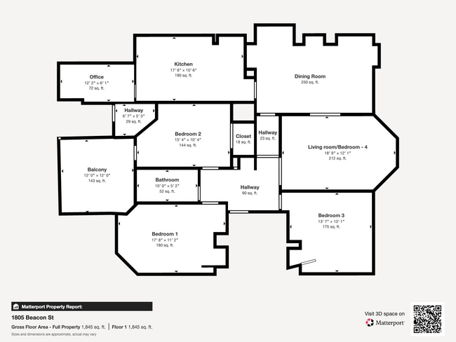 Foto del edificio - 1805 Beacon St