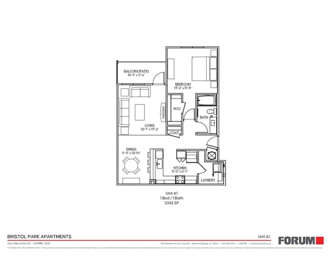 Serenity - 1 Bedroom/1 Bath - Bristol Park Apartments