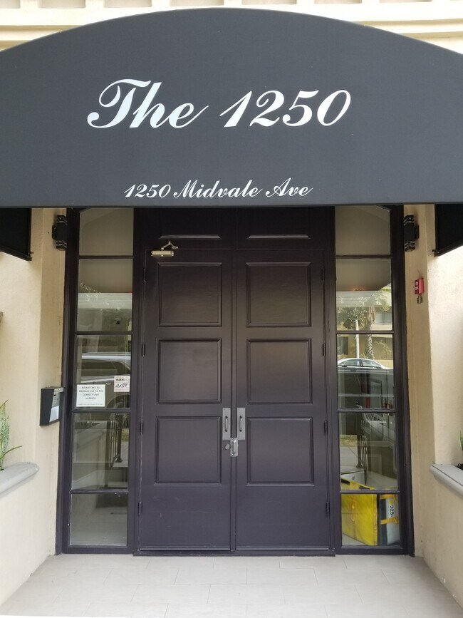 Entrance of building - 1250 Midvale Ave