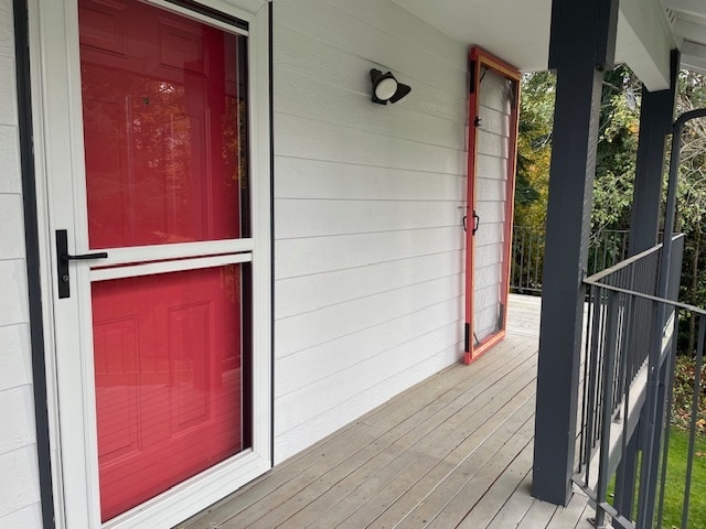 Front door and entrance to deck - 13051 40th Ave S