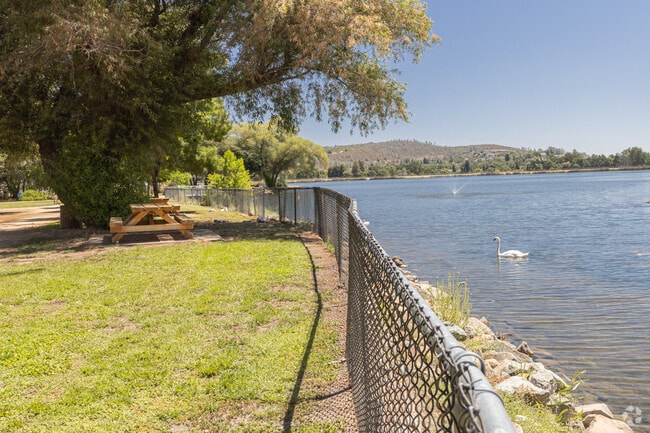 Cameron Park lake is a great place to walk or sit and enjoy nature.
