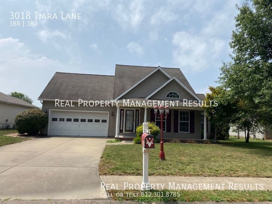 3 Bedroom, 2.5 Bath North Side Home House Rental in Evansville, IN