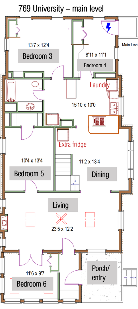 Building Photo - Stunning 10-bedroom triplex in the heart o...