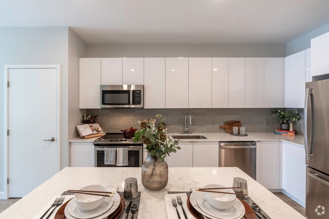 Unit 235: 1BR, 1BA - Kitchen - Dot Block Apartments