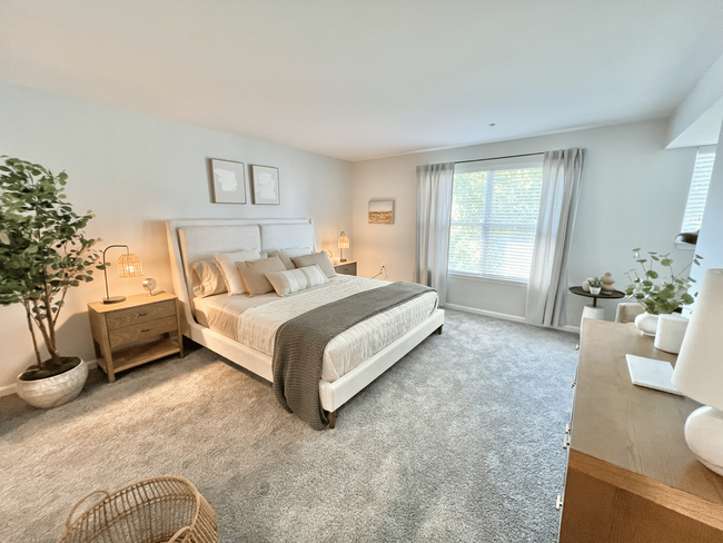 Model Bedroom - Brook View Apartment Homes