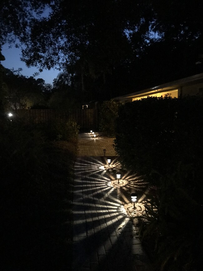 Front patio at night - 812 NE 8th Ave